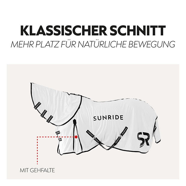 Fliegendecke mit abnehmbarem Halsteil "Miami"