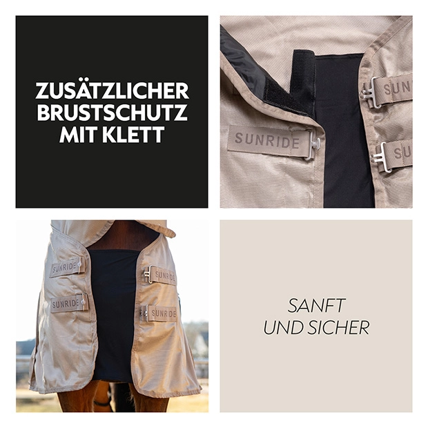 Fly sheet “Kuba” with integrated neck cover