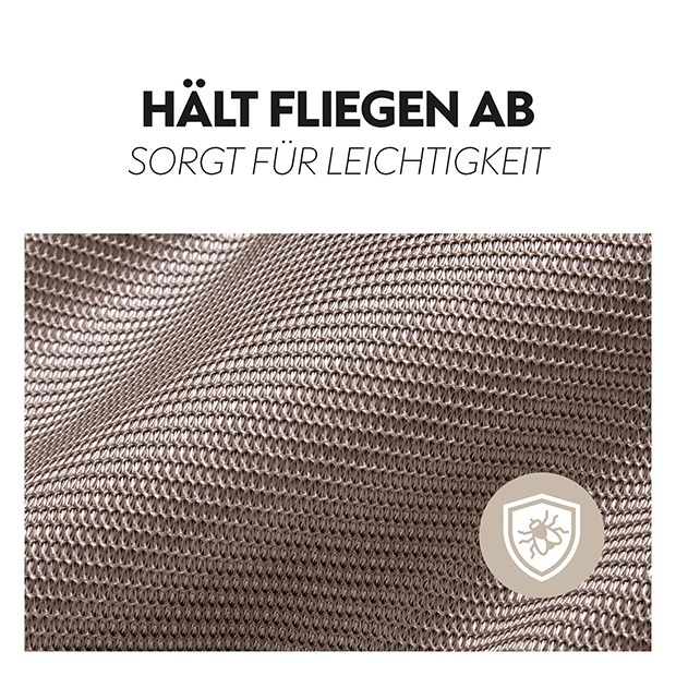 Fly sheet “Kuba” with integrated neck cover