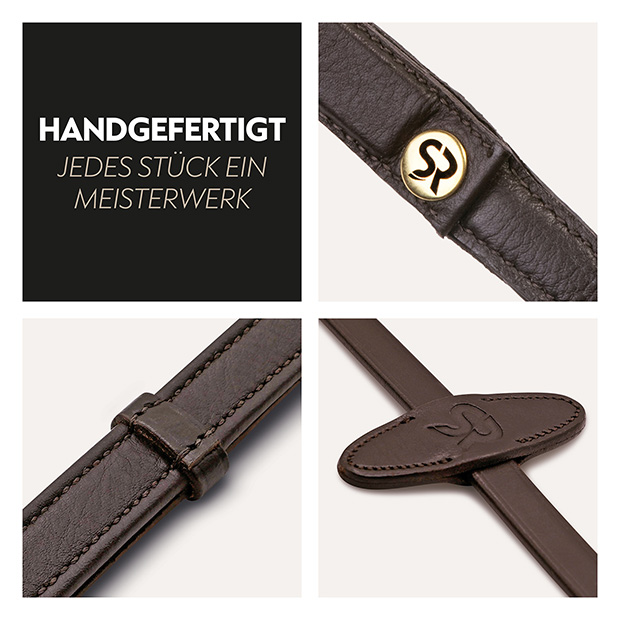 Safety rubber reins with magnet "NoPanic"