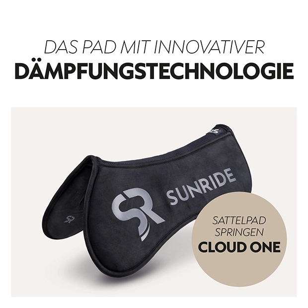 Saddle half pad jumping "Cloud One"