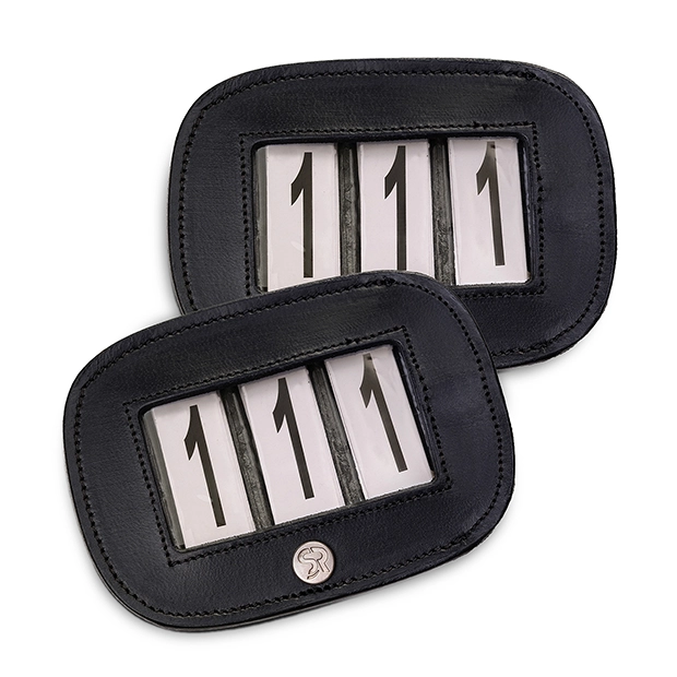 Nummernhalter mit Startnummern 3-stellig