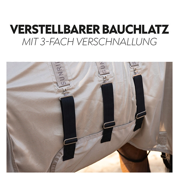 Fly sheet “Kuba” with integrated neck cover