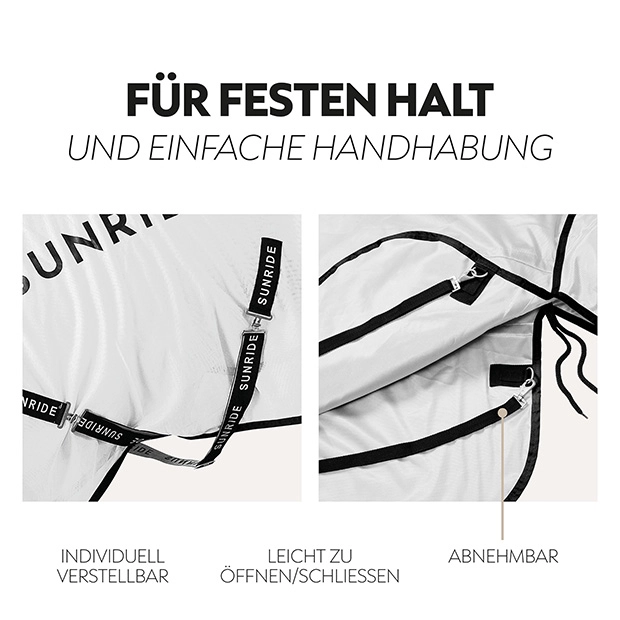 Fliegendecke mit abnehmbarem Halsteil "Miami"