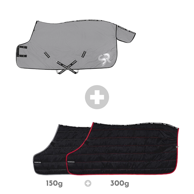 Winterdecke 450g mit Unterdecken (150g + 300g) "Alaska-System"