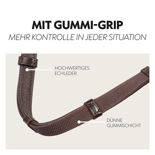 Gummizügel mit Stegen