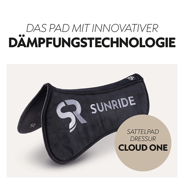 Saddle half pad dressage "Cloud One"
